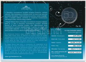 2005. 50Ft Cu-Ni "15 éves a Nemzetközi Gyermekmentő Szolgálat" elsőnapi veret sorszámozott...