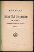 Programm des deutschen Staats- Obergymnasiums in Olmütz, veröffentlicht am Schlusse des Schuljahres ...