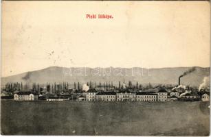 1909 Piski, Simeria; látkép. Zeidner Gusztáv kiadása / general view (Rb)