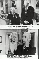 cca 1957 ,,Egy király New Yorkban" című amerikai film jelenetei és szereplői (főszereplő Charli...