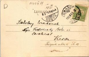 1904 Őrhegyalja, Podhering (Munkács, Mukacheve, Mukacevo); 1848-as honvédek emlékoszlopa, emlékmű / ...