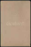 cca 1913 Ohio, Cincinnati, Reimann fényképész műtermében készült, keményhátú vintage fotó, feliratoz...