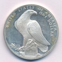 Amerikai Egyesült Államok 1984S 1$ Ag "XXIII. Nyári Olimpiai - Los Angeles" T:UNC (eredeti...