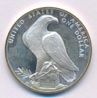 Amerikai Egyesült Államok 1984S 1$ Ag "XXIII. Nyári Olimpiai - Los Angeles" T:UNC (eredeti...