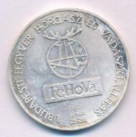 1992. "VEFAG Tatabánya / FEHOVA kiállítás" ezüstözött emlékérem (40mm) T:AU patina