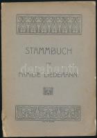 Stammbuch der Familie Liedemann. Késmárk, é-.n- ca 1910. Sauer Pál. 32 p + 1 kih t. Kissé sérült kiadói papírborítóval. Családtörténet.