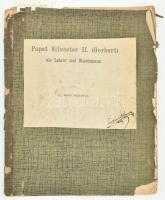 Lukinich Imre. (1880-1950) történész, egyetemi tanár, az MTA tagj autográf aláírási II. Silvester pá...