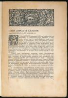 Magyar Bibliofil Szemle. 1925. Évnegyedes folyóirat. Szerkeszti Dr. Dézsi Lajos-Síkabonyi Antal. II....