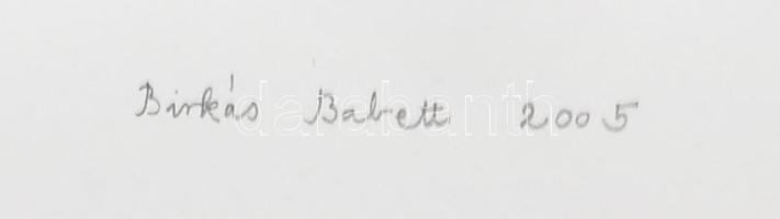 Birkás Babett (1979-): Halál Velencében, 2005. Nyomat, papír, jelzett, művészpéldány E.A. I/VII szám...