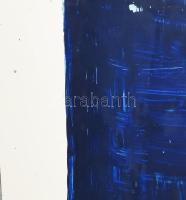 El Kazovszkij (1948-2008): Oszlopos csendélet, 1999. Tempera, farost, jelzett a hátoldalán. Kiállítv...