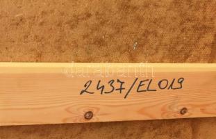 El Kazovszkij (1948-2008): Oszlopos csendélet, 1999. Tempera, farost, jelzett a hátoldalán. Kiállítv...