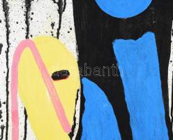 feLugossy László (1947-): Kódnélküli kép, 2014. Olaj, vászon, jelzett a hátoldalán. 70x50 cm. Proven...