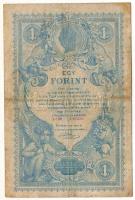 1888. 1Ft / 1G T:F,VG folt Hungary 1888. 1 Forint / 1 Gulden C:F,VG spot Adamo G126