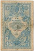 1888. 1Ft / 1G T:F,VG folt
Hungary 1888. 1 Forint / 1 Gulden C:F,VG spot
Adamo G126