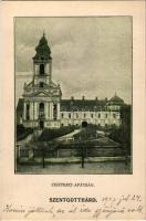 1927 Szentgotthárd, Ciszterci apátság. Wellisch Béla kiadása (vágott / cut)