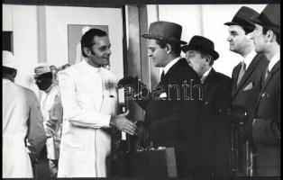 cca 1973 Latinovits Zoltán (1931-1976) színművész ,,Az örökös" című film három jelenetében, 3 d...