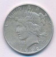 Amerikai Egyesült Államok 1922S 1$ Ag "Béke" T:XF,VF ph. patina USA 1922S 1 Dollar Ag &quo...