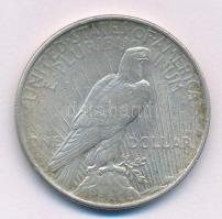 Amerikai Egyesült Államok 1924. 1$ Ag "Béke" T:XF,VF karc patina USA 1924. 1 Dollar Ag "Peace" C:XF,VF patina scratch Krause KM#150