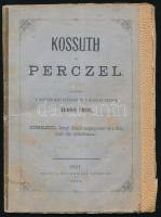 Áldor Imre: Kossuth és Perczel. Ajánlja a Honvéd-egyleteknek és a magyar népnek - - . (Függelékül: Irányi Dániel megjegyzései és a közp. honv. biz. nyilatkozata.) Pest, 1868, Heckenast Gusztáv, 94+(2) p. Kiadói papírkötés, kissé foltos, sérült, javított borítóval, helyenként kissé sérült, foltos lapokkal, a hátsó borító különvált.