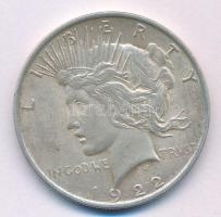 Amerikai Egyesült Államok 1922. 1$ Ag "Béke" T:XF patina USA 1922. 1 Dollar Ag "Peace...
