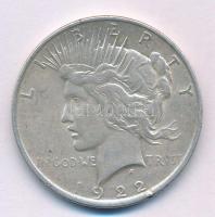 Amerikai Egyesült Államok 1922. 1$ Ag "Béke" T:XF patina, ph. USA 1922. 1 Dollar Ag "...