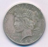 Amerikai Egyesült Államok 1923S 1$ Ag "Béke" T:XF patina, ph. USA 1923S 1 Dollar Ag "...