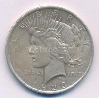 Amerikai Egyesült Államok 1923. 1$ Ag "Béke" T:XF patina, kis ph. USA 1923. 1 Dollar Ag &q...