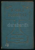 Tábori Kornél - Székely Vladimir: A csaló Budapest. (A bűnös Budapest ciklus folytatása.) Bp., 1908, Nap Ujságvállalat, 111+1+12 p. Kiadói szecessziós aranyozott egészvászon-kötés, kopott borítóval, kijáró elülső szennylappal és címlappal, csendőr bélyegzéssel.