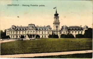 1913 Keszthely, Herczeg Festetics palota. Gál testvérek kiadása (fl)