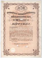 1923-1944. 5db vegyes részvény, kötvény, közte Budapest 1930. "Budapest Székesfővárosi Közlekedési R.-T." kötvénye 1db élvezeti jegyről, szárazpecséttel, vízjeles papíron, lyukasztásokkal érvénytelenítve + Budapest 1944. "A Magyar Királyság 3%-kal kamatozó törlesztéses kölcsöne (búzakötvénye)" 25q búza értékéről szárazpecséttel, szelvényekkel T:XF-F szakadások