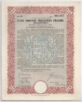 1923-1944. 5db vegyes részvény, kötvény, közte Budapest 1930. "Budapest Székesfővárosi Közleked...