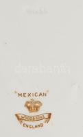 Wood & Sons angol manufaktúra Mexican mintás 48 darabos étkészlet. Nagytányér, mélytányér, kistá...
