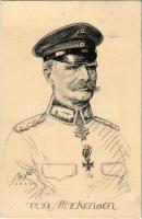 1915 von Mackensen / WWI German military art postcard, Field Marshal (EK)