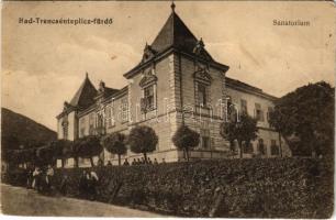 1916 Trencsénteplic-fürdő, Kúpele Trencianske Teplice; szanatórium. Wertheim Zsigmond kiadása / sanatorium (EB)