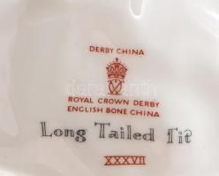 Royal Crown Derby porcelán Őszapó.Jelzett, kézzel festett, szirmokon kis hiányokkal, m: 14,5 cm