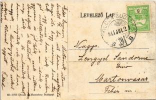 1914 Badacsony, Kőkapu, vadász puskával (fl)