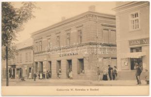 Bochnia, Salzberg; Cukierna W. Nowaka, J. Michnika &amp; Boc., Jan M. / confectionery, hotel, shops