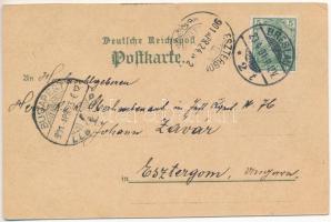 1901 Wroclaw, Breslau; Gruss aus dem Palast-Restaurant & Festsäle. Neue Schweidnitzerstr. No. 16...