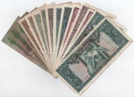 15db-os vegyes pengő bankjegy tétel T:F,VG