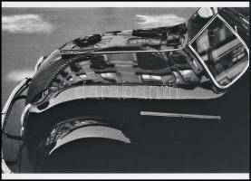 cca 1938 Automobil tükröződő felülete, jelzés nélküli modern nagyítás, 15x21 cm