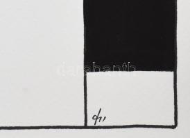 Kun Sarolta (1990-): Ívás. Vegyes technika, akvarell, papír, jelzett, felcsavarva, 60x20cm