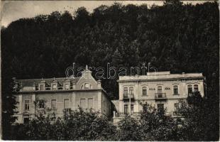 Trencsénteplic-fürdő, Kúpele Trencianske Teplice; Villa Fliegel / Villa Jókai, nyaraló. Werheimer Zsigmond kiadása / villa