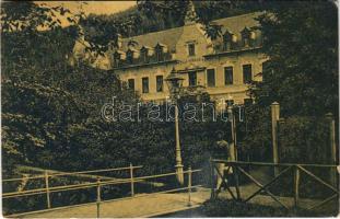 Trencsénteplic-fürdő, Kúpele Trencianske Teplice; Villa Hungária, nyaraló. Wertheim Zsigmond kiadása / villa