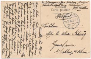 1916 Czestochowa, Czenstochau; Kaleki Polskie przed progiem klasztoru Jasno.-gorskiego / Polish disa...