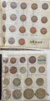 ~400db-os külföldi érméből álló tétel, használt berakóban, benne Ausztrália, Nagy-Britannia, Francia...