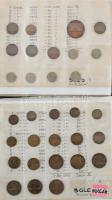 ~470db-os külföldi érméből álló tétel, használt berakóban, benne Csehszlovákia, Bulgária, NDK, Lengy...