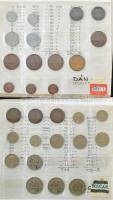 ~470db-os külföldi érméből álló tétel, használt berakóban, benne Csehszlovákia, Bulgária, NDK, Lengy...