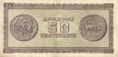 Görögország 1943. 50Dr (2x) T:II