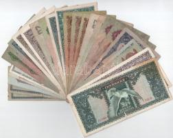 25db-os vegyes pengő, Vöröshadsereg pengő és inflációs pengő bankjegy tétel: F,VG