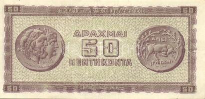 Görögország 1943. 50Dr (2x) T:II